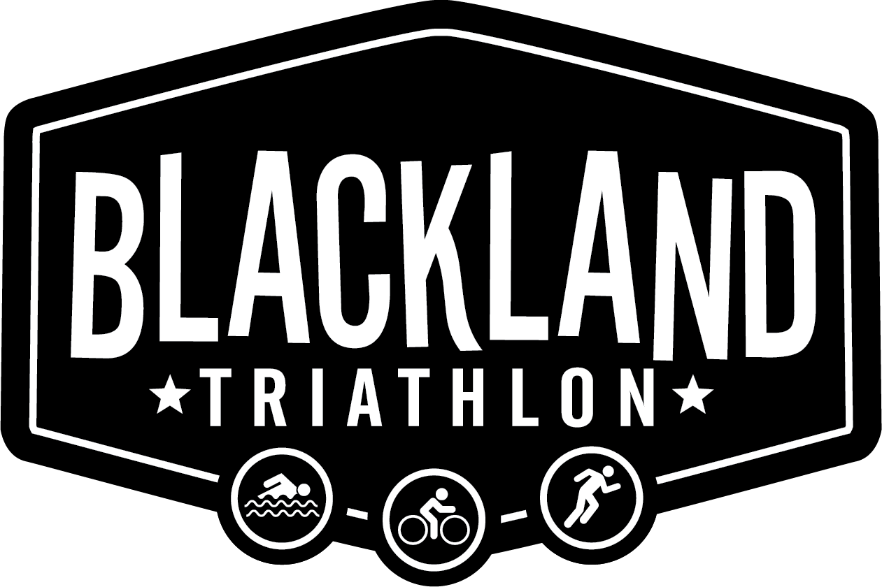 Participants gearing up for the Blackland Triathlon races.